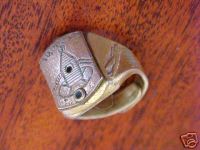 VINTAGE 30'S-40'S RADIO/CEREAL AIRPLANE PREMIUM RING CRACKER JACK PRIZE